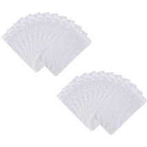 20PCS Chaussettes d'écrémage de piscine, chaussettes d'écrémage réutilisables de panier d'écumage, chaussettes de maille de filtre de piscine
