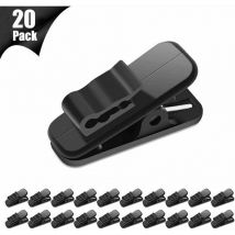 Lablanc - 20PCS Clip de Fil d'écouteur Clip de câble d'écouteur Clip de Fil d'écouteur pour Fixer Le Fil de Casque -