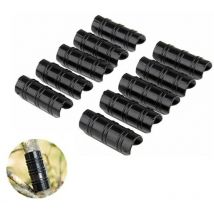 20PCS Serre Clips, Pinces à Tuyau pour la Fixation des Housses au Jardin Serres, Jardin Bâtiments Tube Clip pour la Fixation des Housses au Jardin