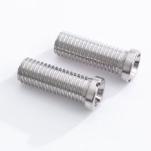 20PCS Vis pour Panier d'évier Acier Inoxydable 45mm M12 Évier Panier Vis pour Bouchon de Crépine de Lavabo -Argent