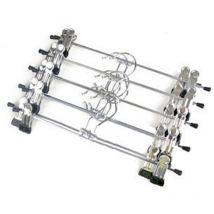 Haloyo - 20Pz Stendino, Appendiabiti, appendiabiti immersi nel metallo, grucce antiscivolo per pantaloni, grucce in metallo