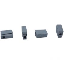 20x 2 Fach Wago Netzanschlussklemmen Leuchtenklemme Verbindungsklemme Steckklemme/Drückklemme für Starre und Flexibleleiter von 0,5 bis 2,5 mm² 20