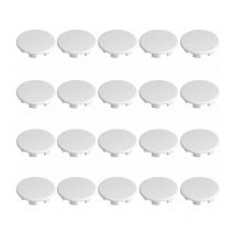20x cache trou bouchon plastique 6 mm blanc protection trou meuble mur cloison