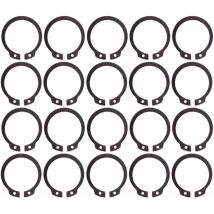 20x Circlip externe bague d'arrêt pour arbre en acier à ressorts din 471 Anneau de retenue Rondelle Blocage Pince Transmission, ø 10mm