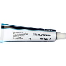Silikonfett Typ 2 – 25g Tube – O-Ring-verträglich – Temperaturbereich: –40 °C bis +200 °C – oxidationsbeständig – wetterbeständig