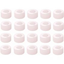 20x Entretoise cylindrique ronde en plastique pa naturel Rondelle Colonne Support Vis Tube, M3 x 2 mm
