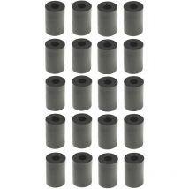 20x entretoise plastique diamètre M8 x hauteur l = 8mm rondelle