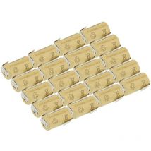 20x XCell Sub-C Hochleistungsakku mit Z- Lötfahne - 1,2V 2000 mAh Ni-CD