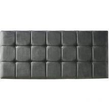 21 Cube Plush Velvet 2ft6 Small Single 24' Headboard - Grey