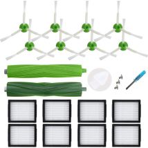 21 Ersatz Irobot Roomba E5 E6 I6 I6 + I3 I3 + I4 I4 + I7 I7 + I8 - Wiederauffüllung