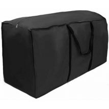 210D Oxford Fabric Large Garden Cushion Storage Bag Waterproof Patio Furniture Lightweight Zipped Carry Case (173 76 51cm)