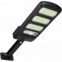 Lampe solaire d'extérieur 213 led à détecteur de mouvement étanche avec perche réglable à 180° pour mur extérieur, jardin, rue, porche (1 pièce)-Fei