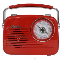 2181 Radio Bluetooth portable 3 bandes rouge