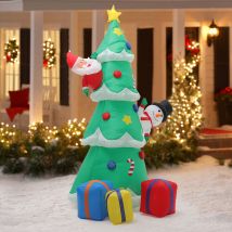 2.1M Inflatable Christmas Model Snowman Xmas Tree Garden Home Decor