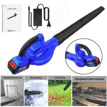 21V Akku-Laubsauger Laubbläser Laubhäcksler Laubgebläse Blasgerät 2 IN 1 4000W