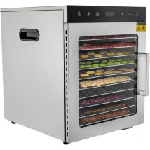 Gojoy - 220 v 800 w 10 Vassoio disidratatore Cibo disidratatore Frutta Asciugatrice disidratato Frutta e verdura a base di carne Asciugatrice Deli