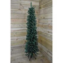 Premier - 220cm (7ft 3) Pencil Style Slim Christmas Tree in Green
