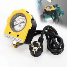 220V 10 bars Automatique Électrique pour Pressostat de pompe à Eau Contrôleur, Pressostat Contrôleur de Pompe à Eau, Contrôleur électrique avec Jauge