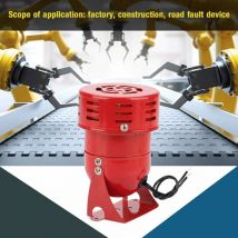 Tigrezy - 220V 120DB Alarme buzzer MS-190 industriel électronique vent vis moteur haut décibel Mini sirène feu