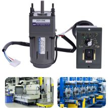 220V Motoréducteur Moteur électrique 1400RPM Régulateur de vitesse Réglable en continu
