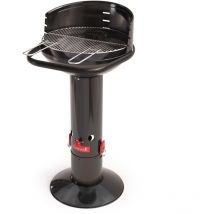 Barbecue a carbonella Barbecook loewy 45' in acciaio nero, 43 cm