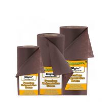 Aquagart - 224 m² film de paillage, feutre de paillage anti-mauvaises herbes, toile de paillage 80 g 1,6 m de large, marron