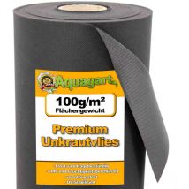 Aquagart - 225 m² Garden fleece Weed control fabric Mulch fabric 100 g 1.8 m w.