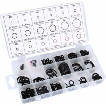 225 Pièces Joint Torique Assortiment Coffret de Rondelles en Caoutchouc Kit Bagues d'étanchéité Pour les Ateliers Personnels et Professionnels, les