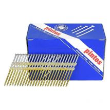 Norfix - 2250 Pointes en bande rh 90 x 3,1 mm 21° NFX11068 galvanisée à chaud (zinc 50 μ) annelée