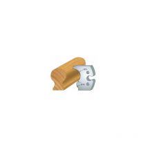 Luxoutils - 229: Jeu de 2 fers 50mm main courante pour porte outils 50mm