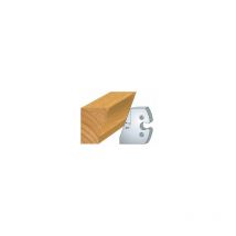 230: Jeu de 2 fers 50mm chanfrein 20° pour porte outils 50mm