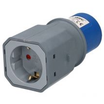 Adaptador clavija cetac (2p+T) 16A base sucko GSC 2300738