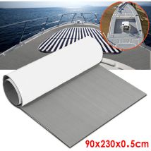 2300x900mm 5mm Auto-adhésif Eva Mousse Bateau Yacht Rv Caravane Plancher Marin Faux Teck Bateau Platelage Feuille Plancher Décor Tapis Fantablau