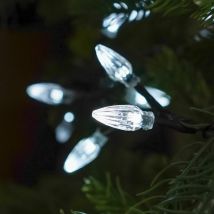 Festive Productions - 23.9m Indoor & Outdoor Traditional Diamond Christmas Tree Fairy Lights White