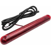 CCYKXA – Luce freno rossa alta a 24 LED da 12 V – 25 x 3 cm – Plastica resistente al calore