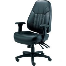 24 Hour Manager Leather Chair - Lincoln