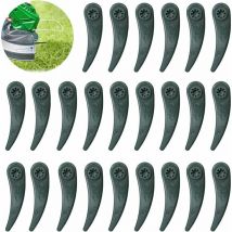Cyslmuk - 24 Pack Bosch Replacement Trimmer Blades for Bosch Durablade Art 23-18 li Art 26-18 li Brushcutter, Green