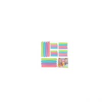 24 Pcs Clip Fermeture Sachet Alimentaire, Clip d'Etanchéité Sachet Réutilisables Plastique Clips de Scellement Bâtons pour la Cuisine/la
