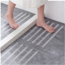 24 Pièces Autocollants Antidérapants Autocollants de Douche Bandes de Sécurité pour le Bain Bandes Antidérapantes Auto-Adhésives Transparentes
