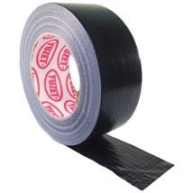 24 Rolls 48mm x 50m Black Yuzet Premium Gaffer Tape Cloth Gaffa Duck Duct Waterproof - black