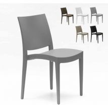 24 Sedie Trieste Grand Soleil polipropilene ristorante offerta stock Colore: Grigio