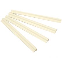 24 Stück Klemmschienen in beige Abschlussleiste für PE-Sichtschutzstreifen