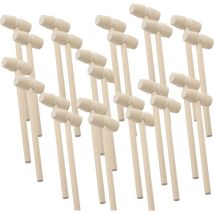 24 Stück Mini-holzhämmer, Krabben- Und Hummerhämmer, Kinderspielzeug, Meeresfrüchte- Und Muschelknackhammer Für Die Herstellung Von Schokolade
