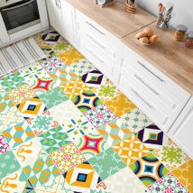 Stickers Sol Anti-dérapant avec Protection - CARRELAGES SETTIMO - 120x320cm-24stickers40x40cm