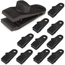 24 Stück Planenclips, Upgrade Multifunktion Planenbefestigung, Zeltclip Planenklammern, Zelt Clips Kunststoff, Für Zelt, Markisen, Abdeckungen, 