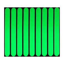 Blue Dream - 24 tiras luminosas antideslizantes para bañera con raspador premium