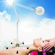 24 w 8 x Lampe loupe led 5D Dioptries Lampe Loupe cosmétique Lumière froide sur pied Lampe de travail Lampe de beauté Lampe de manucure