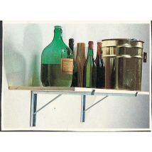 Ferramenta1.com - 24 x support d'étagère pour le stockage cm.40 zinc.