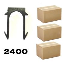 Hora - 2400 Agrafes Tube Per Pour Plancher Chauffant Cavalier 40mm Hydro Pontet