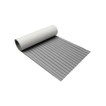 Augienb - 2400x600x5mm Tapis De Bateau Yacht Decking Tapis Teck Feuille Eva Mousse Gris Jmax
